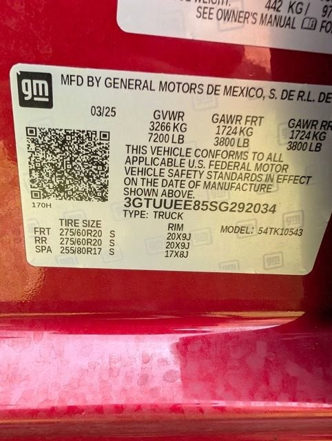 2025 GMC Sierra 1500 AT4