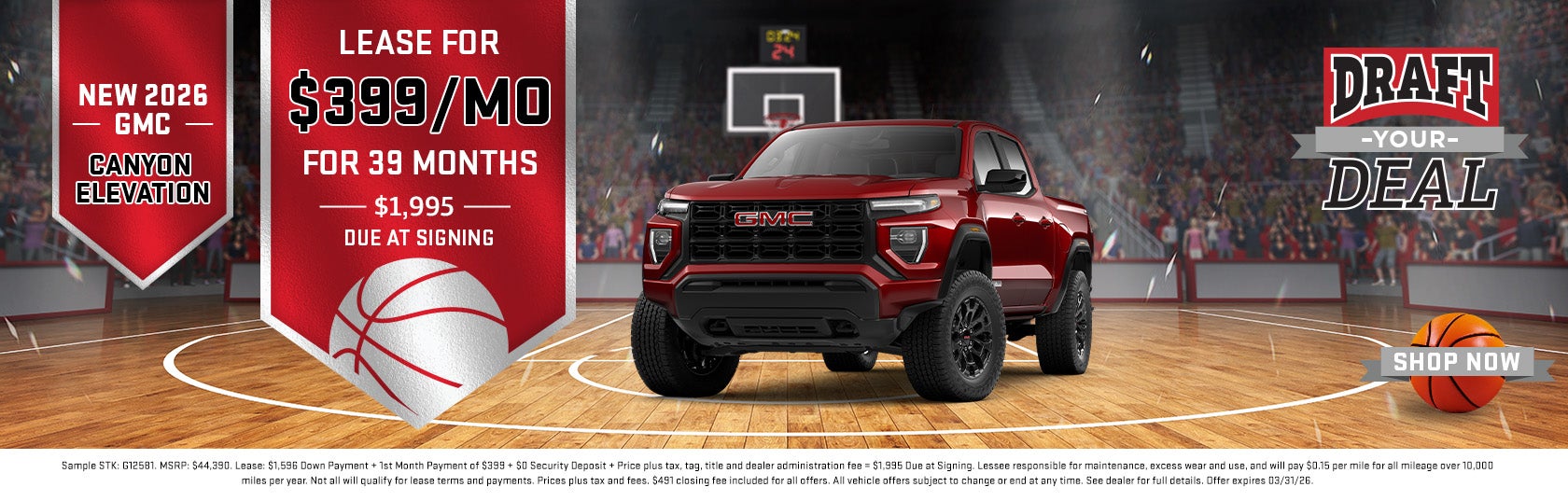 New 2026 GMC Canyon Elevation