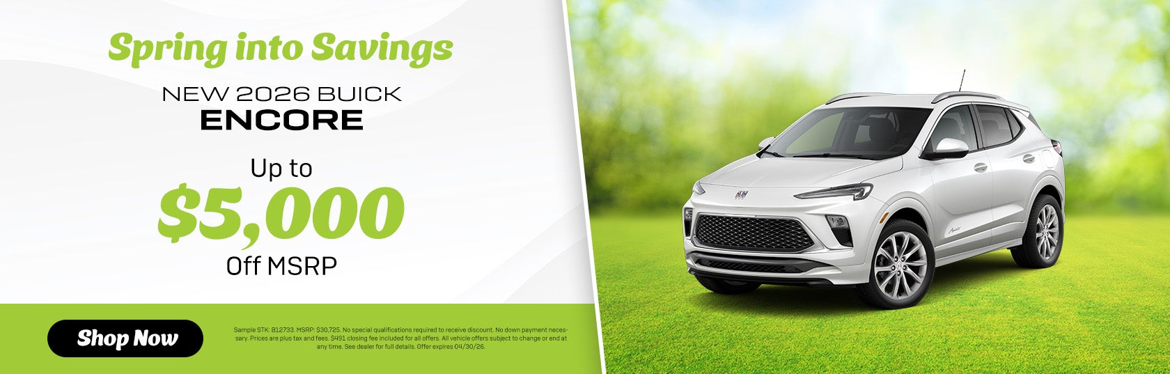 New 2026 Buick Encore