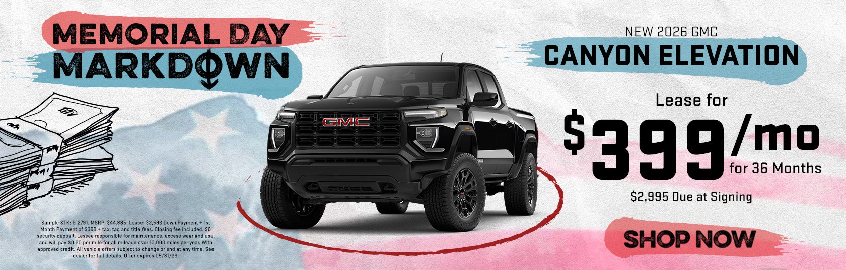 New 2026 GMC Canyon Elevation