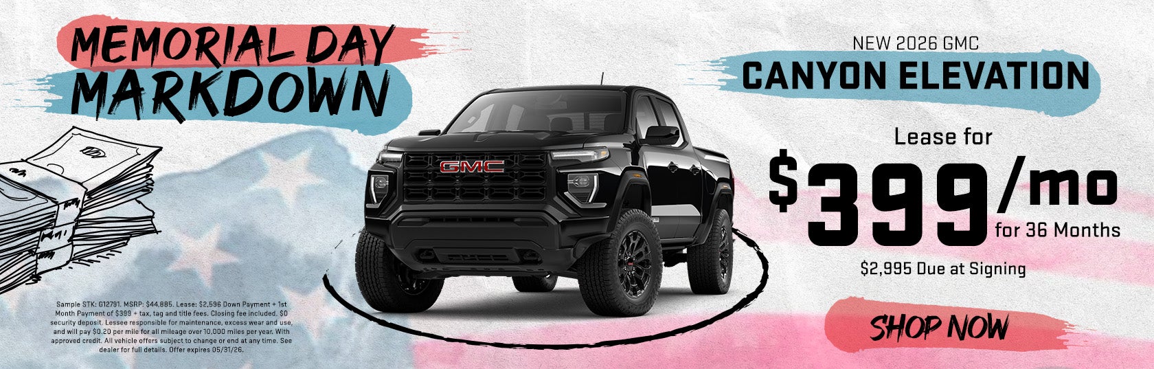 New 2026 GMC Canyon Elevation