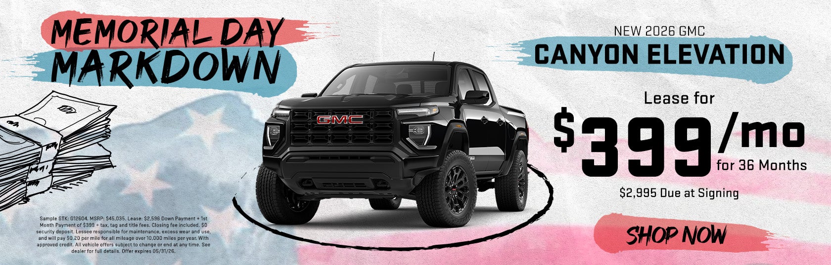 New 2026 GMC Canyon Elevation