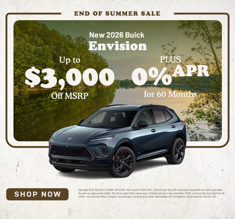 New 2026 Buick Envision