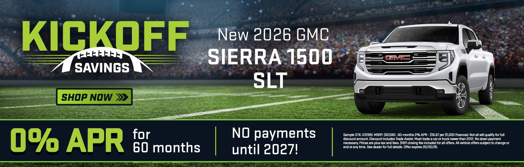 New 2026 GMC Sierra 1500 SLT