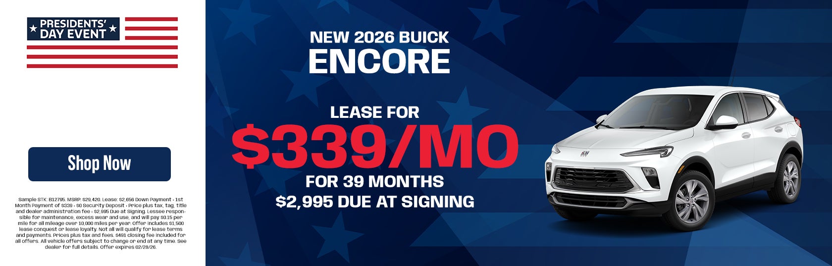 New 2026 Buick Encore